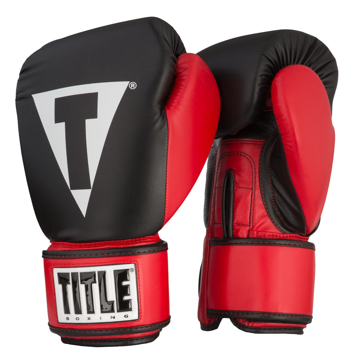 Imagen de catálogo: Guantes de box Title Pro Style · Negro/Rojo