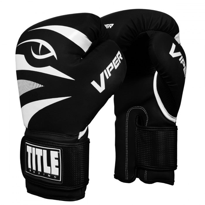 Imagen de catálogo: Guantes de box Viper by Title Strike · Negro/Blanco