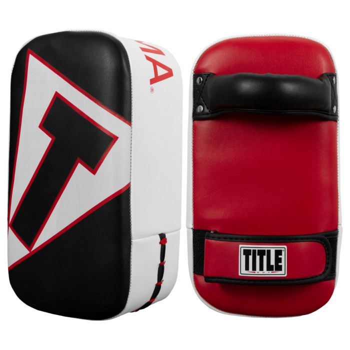 Imagen de catálogo: Thai pads Title MMA Micro · Negro/Blanco/Rojo