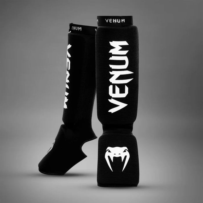 Imagen de catálogo: Espinilleras Venum Kontact · Negro