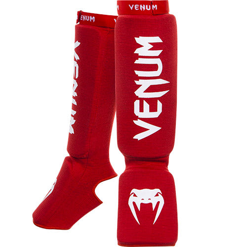 Imagen de catálogo: Espinilleras Venum Kontact · Rojo