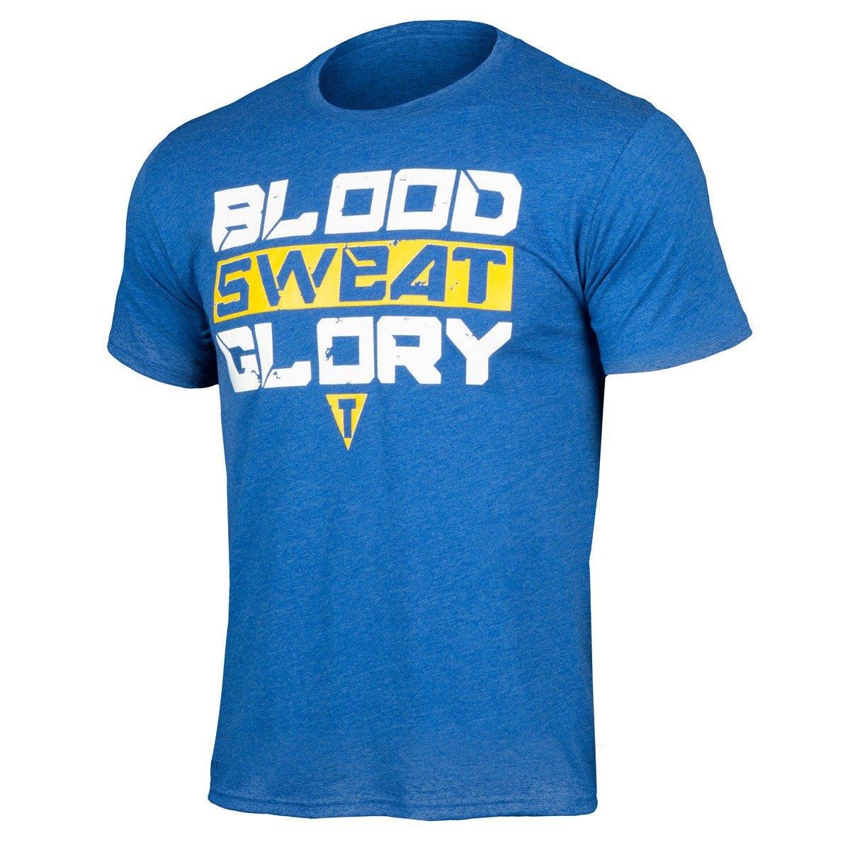 Imagen de catálogo: Playera Title Blood Sweat Glory · Azul