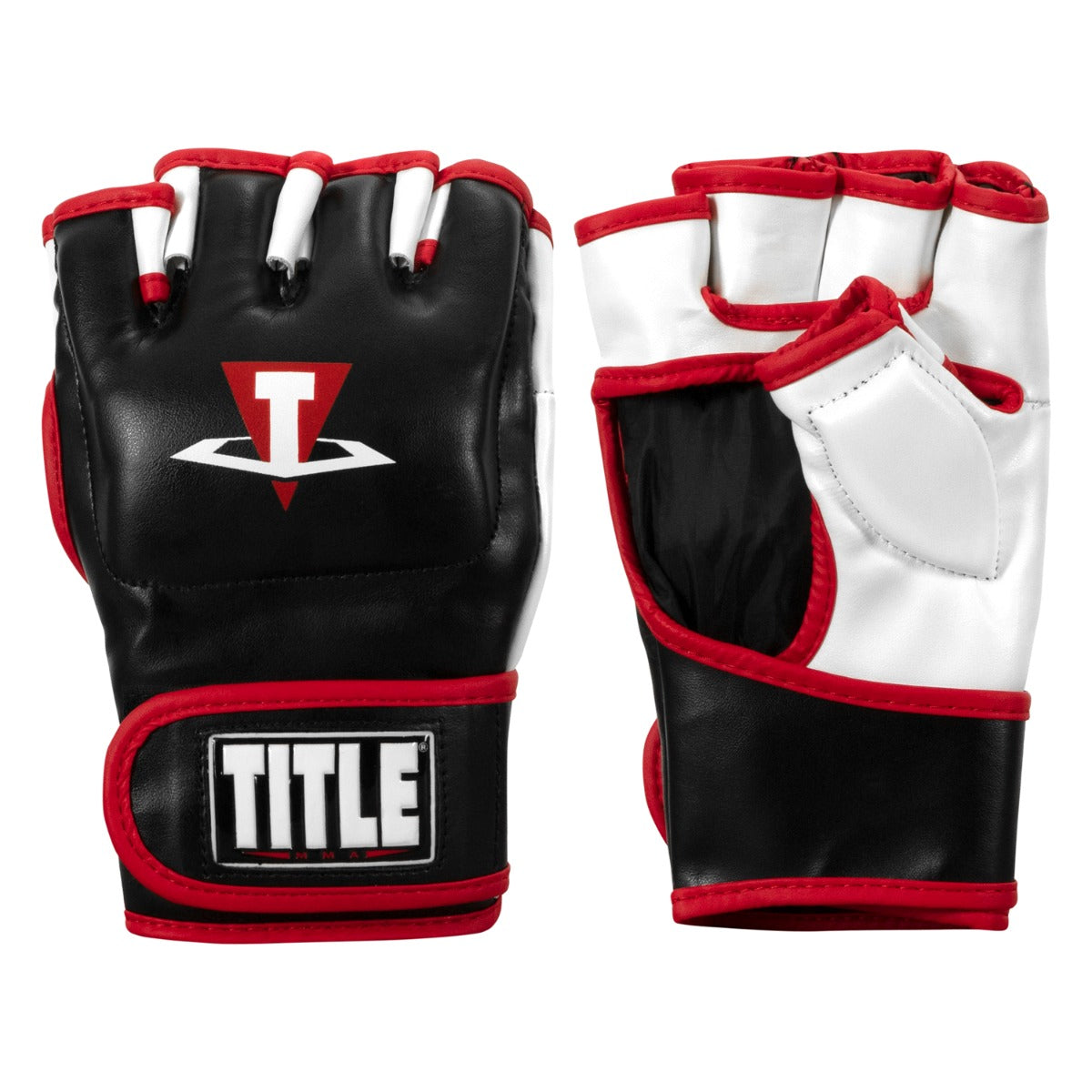 Imagen de catálogo: Guantes MMA Title Conflict · Negro/Blanco/Rojo